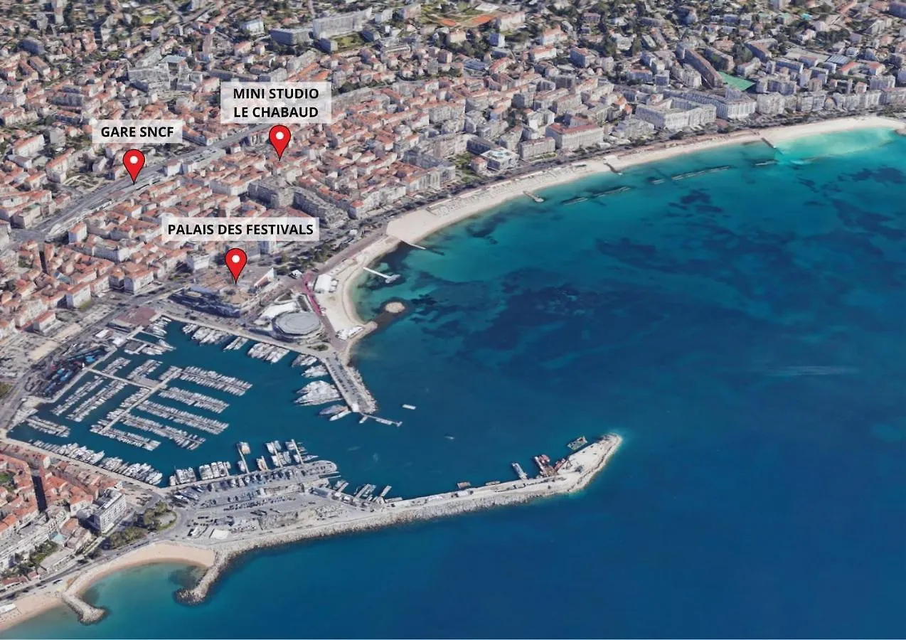Mini Studio - Le Chabaud - Cannes Centre 0*,